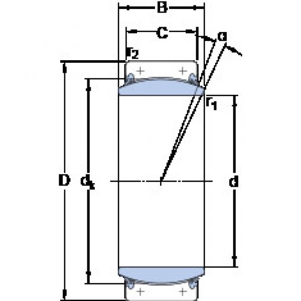 المحامل GEC 530 TXA-2RS SKF #1 image