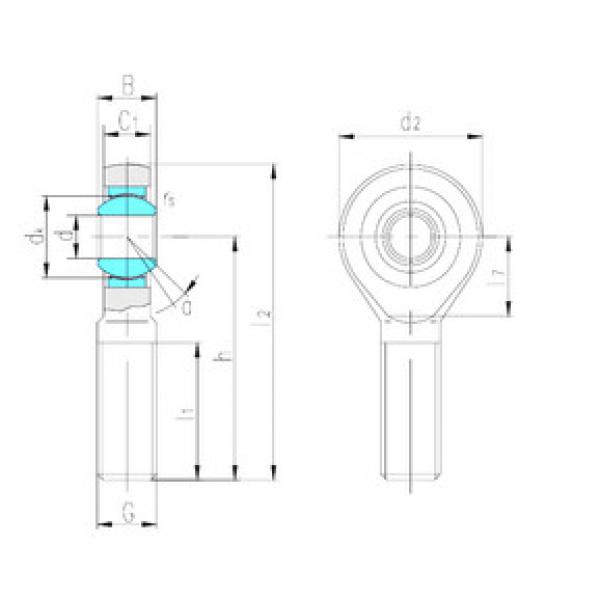 المحامل SA35ET-2RS LS #1 image