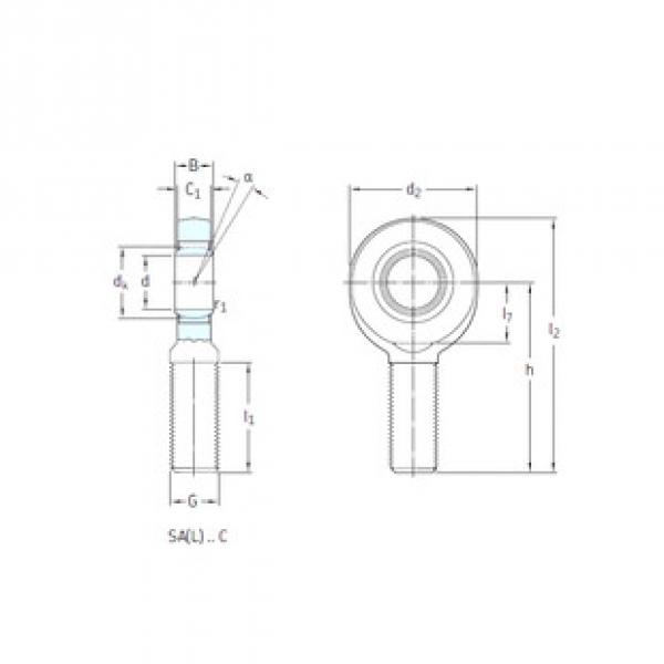 المحامل SAL6C SKF #1 image