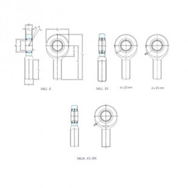 المحامل SALA40ES-2RS SKF #1 image