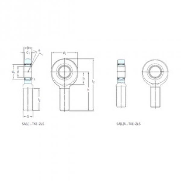 المحامل SAL80TXE-2LS SKF #1 image