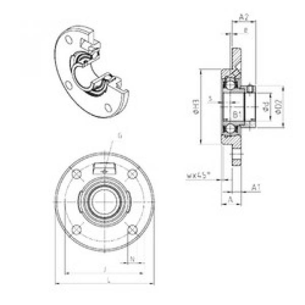 المحامل ESFCE205 SNR #1 image