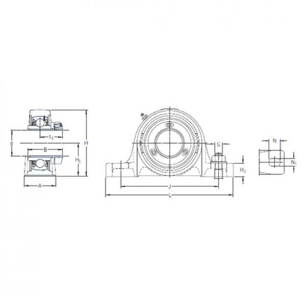 المحامل SY 1.1/2 PF/AH SKF #1 image