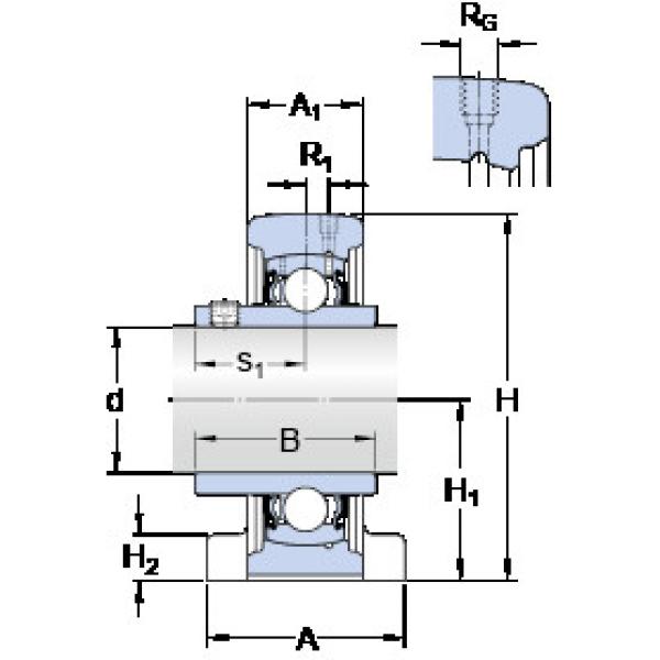 المحامل SYFJ 45 TF SKF #1 image