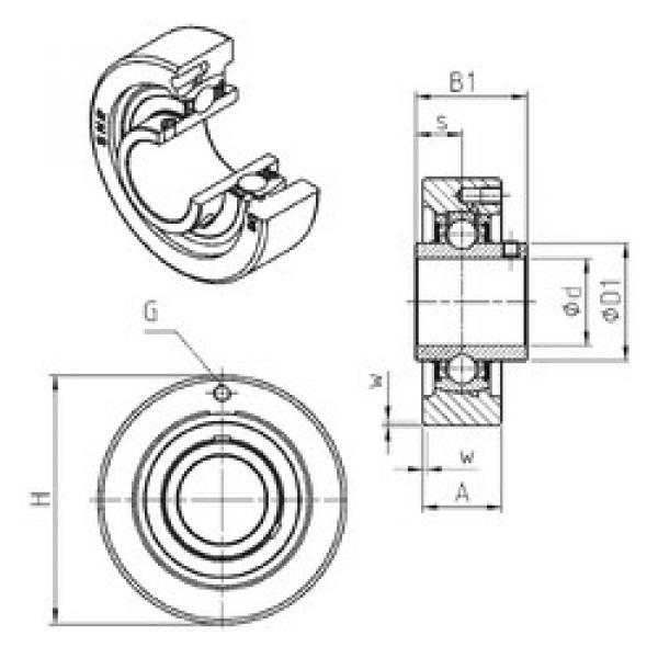 المحامل UCC324 SNR #1 image