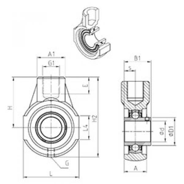 المحامل UCEHE209 SNR #1 image