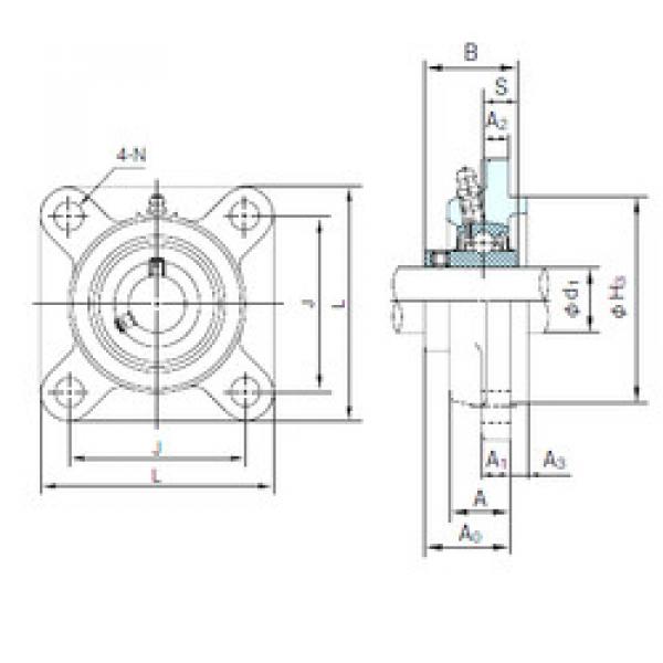 المحامل UCFS305 NACHI #1 image