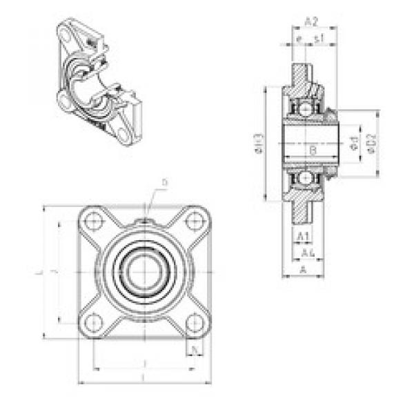 المحامل UKFS317H SNR #1 image