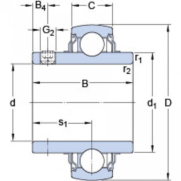 المحامل YAR 208-108-2FW/VA228 SKF #1 image