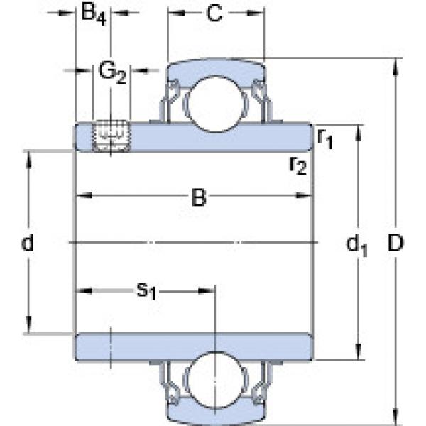 المحامل YAR 212-207-2FW/VA201 SKF #1 image