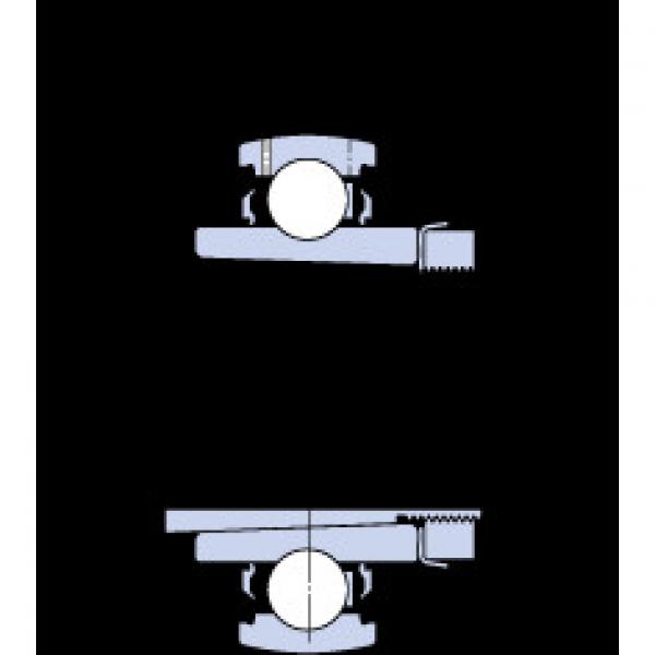 المحامل YSA 209-2FK + HE 2309 SKF #1 image