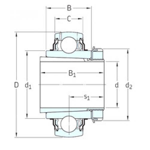 المحامل YSA212-2FK+HS2312 SKF #1 image