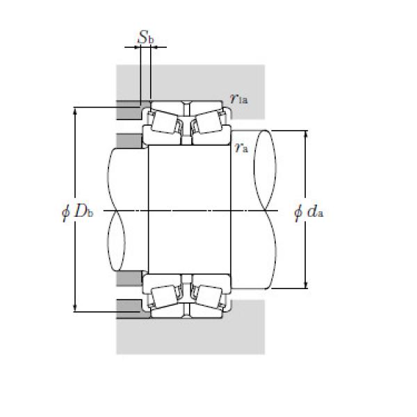 Bearing LM272249D/LM272210G2+A #2 image